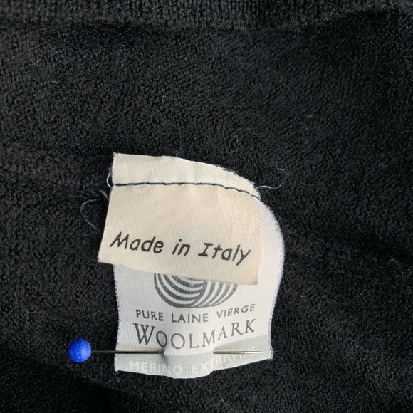 Woolmark Man’s Merino black sweater - Picture 4 of 4